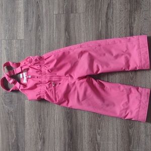 Girls Obermeyer ski Bibs with I grow feature